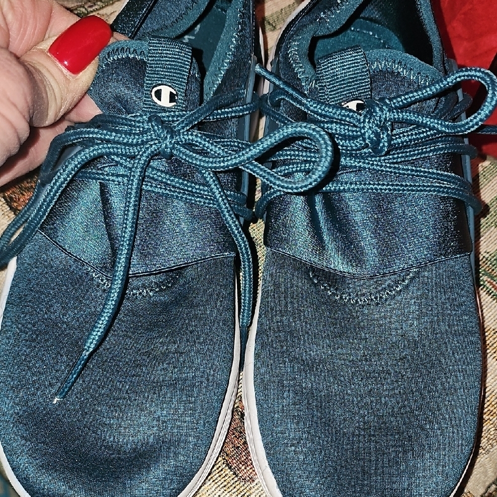 Champion Women's Dark Teal Sneakers Size 8 Like New